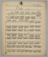 Etude : [no.] 4 : in A Minor : [for] Piano,