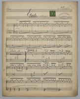 Etude : [no.] 16 : in Eb Major : [for] Piano