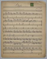 Etude : [no.] 19 : in A Minor : Symphonique : [for] Piano