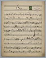 Etude : [no.] 21 : in C# Minor : [for] Piano