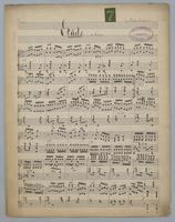Etude : [no.] 7 : in F Minor : [for] Piano