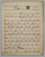 Etude : [no.] 12 : Melodique : [for] Piano : [in E major]