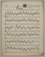 Etude : [no.] 17 : in Bb Minor : Fairy Whispers : [for] Piano