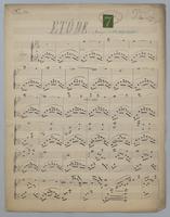 Etude : [no.] 7 : in Ab Major : The Barcarole : Piano Solo,