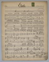 Etude : [no.] 6 : in Bb Major : [for] Piano