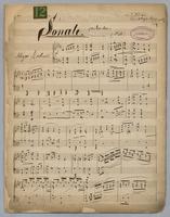 Sonate : No. 12 : in Ass-Dur : [for] Piano,