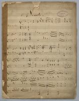 I.ste Sonate : für Piano : [in Eb major],