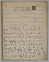 Etude : Impromptu : in Db Major : [for] Piano,
