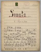 Sonata : [no.] 5 : in C Minor : [for] Piano,