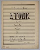 Etude : in C# Minor : Hearts Loss : for Piano,