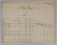 Erstes Violin Concert in E Moll,