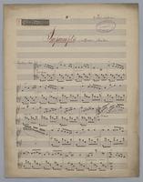 Impromptu in F# Minor on Theme above : [for] Piano : [no.] 8