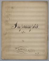 Impromptü : for Piano : [in Eb major],
