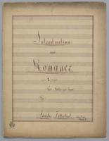 Introduction and Romance - Score,