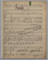 Sonata [no. 1] - Score,