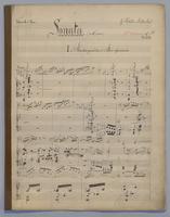 Sonata : [no.] 9 : in C minor : [for] Violoncello et Piano