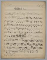 Undine Overture - Parts: Principal Violin,