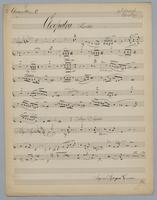 Cleopatra : Last Act - Parts: Clarinet 1 and 2,