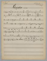 Cleopatra : Last Act - Parts: Bassoon 1 and 2,