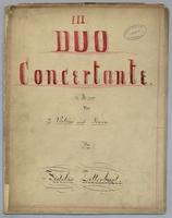 III. Duo Concertante - Score,