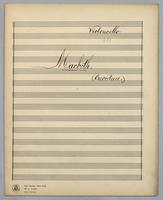 Macbeth - Parts: Violoncello,
