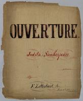 Ouverture : Judith Shakespeare - Score,
