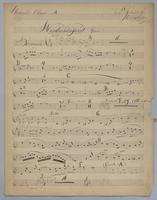 Mondscheinfahrt - Parts: Clarinet obligato,