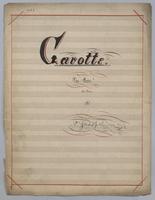 Gavotte : The Alvin : for Piano : [in F major],
