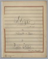 Elegie - Score