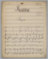 Berceuse - Score