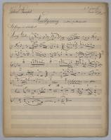 Nachtgesang : in B Dur - Parts: Violin 1