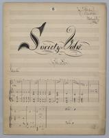 Society Valse - Score
