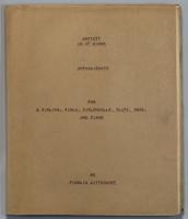 Septett : in C# Minor - Score