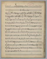 Symphony : in D Minor - Parts: Trombone 3