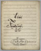 Eine Fantasie : in A Minor : für Piano,