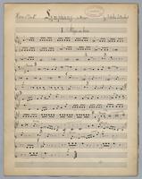 Symphony : in D Minor - Parts: Horn 1