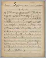 Symphony : in D Minor - Parts: Bassoon 1