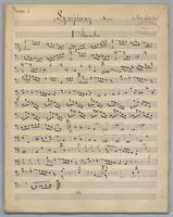 Symphony : in D Minor - Parts: Bass