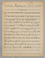 Symphony : in D Minor - Parts: Clarinet 2