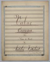 Valse : Corona : for Piano, 4 Hands : [in G major],