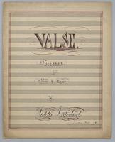 Valse : Daisies : for Piano, 4 Hands : [in C major],