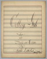 College Girls : Valse : for Piano, 4 hands : [in D major],
