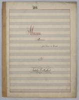 Absence : Morceau : for Piano, 4 Hands : [in F major]