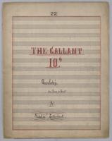 The Gallant 10th : Quickstep : for Piano, 4 hands : [in F major]