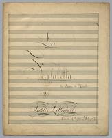 La Farfaletta : for Piano, 4 hands : [in F major],