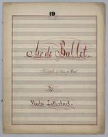 Air de Ballet : Mazurka : for Piano, 4 Hands : [in C major]