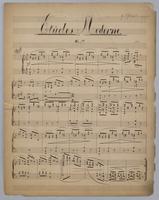 Etüdes Moderne : Op. 179 : [for piano],