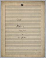 Gavotte : Flirtation : for Piano, 4 hands : [in F major]