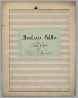 Beatrice Polka : for Piano, 4 hands : [in C major]