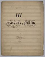 III Flowers of Spring : Kleine Stücke für Piano : Op. 178,